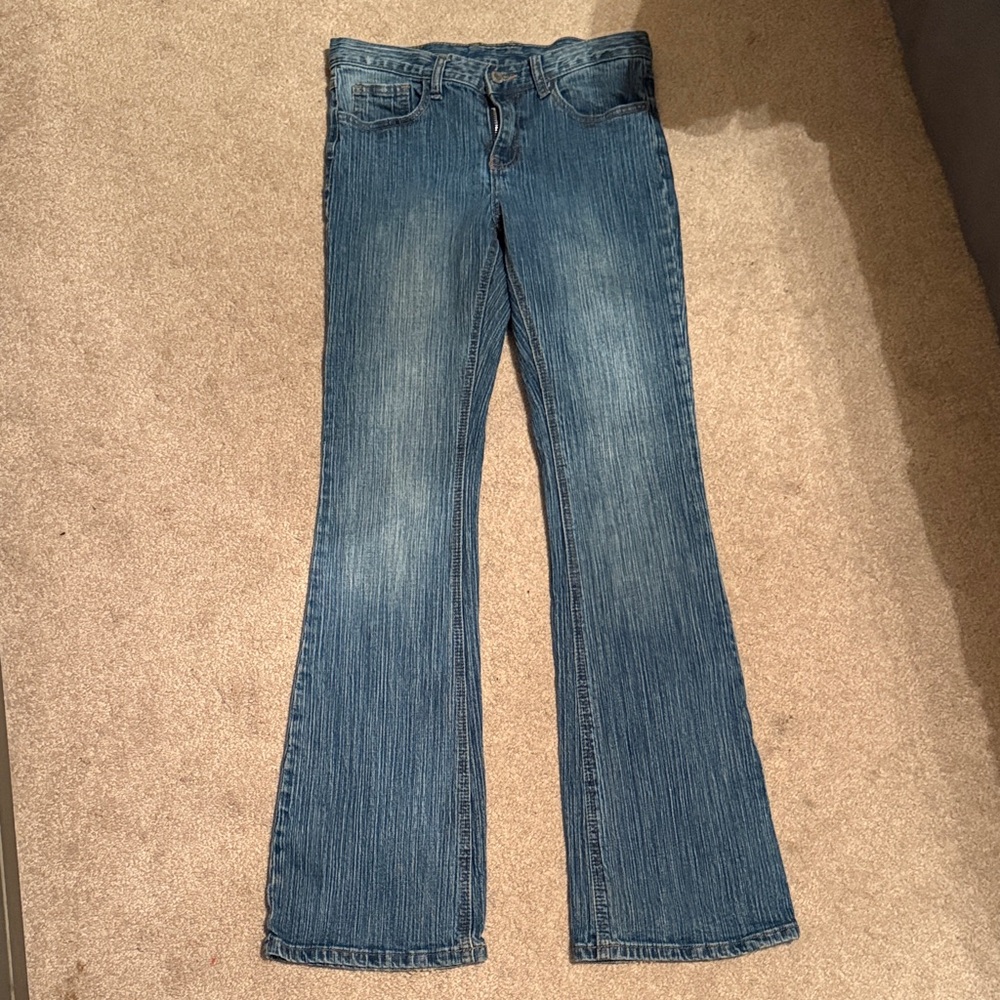 Classic Blue Women's Low waist Bootcut Jeans